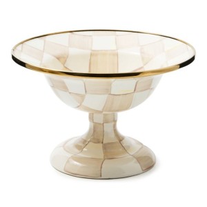 طبق كومبوت من المينا - حجم صغير - من مجموعة موكا تشك