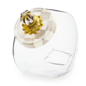 مرطبان حلوى بغطاء من المينا من مجموعة موكا تشك