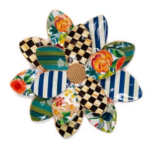 ديكور بشكل زهرة للتعليق على الحائط - حجم كبير