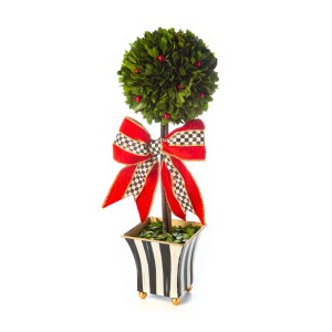 Classic Courtly Boxwood Topiary - Medium