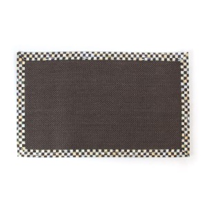 Courtly Check Black Sisal Rug - 3' x 5'