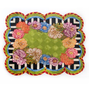 سجادة محبوكة يدويًا بشكل حديقة - قياس 6 قدم 5 إنش * 8 قدم