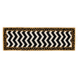 سجادة برسوم متعرجة -  قياس 2 قدم  6 إنش * 8 قدم