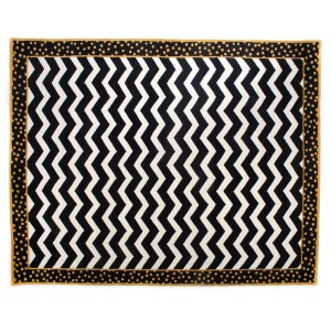 سجادة برسوم متعرجة - قياس 8 قدم * 10 قدم