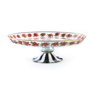 صحن زجاجي لتقديم الكيك هايرلوم