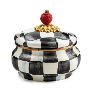 وعاء قصير من المينا من مجموعة كورتلي تشك