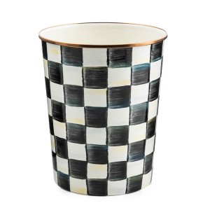 سلة مهملات من المينا مجموعة كورتلي تشك