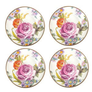 Flower Market Canape Plates - Set of 4